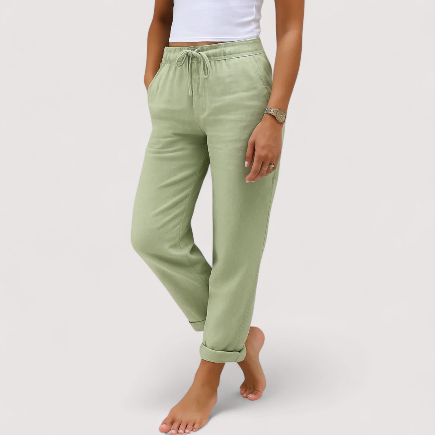 Vera | Monica - Lässige Leinenhosen