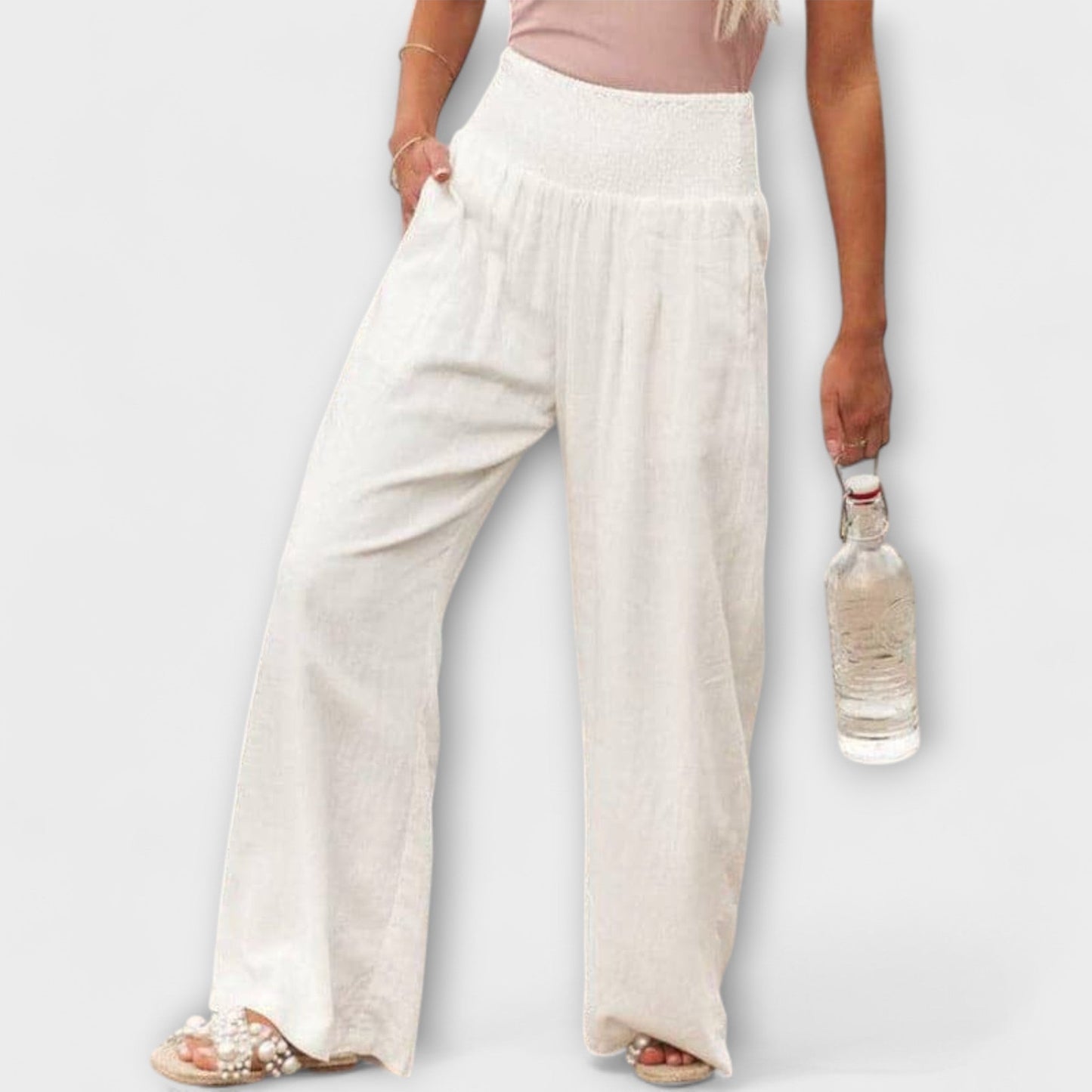 Vera | Thearya - Auroraässige weite Leinenhose