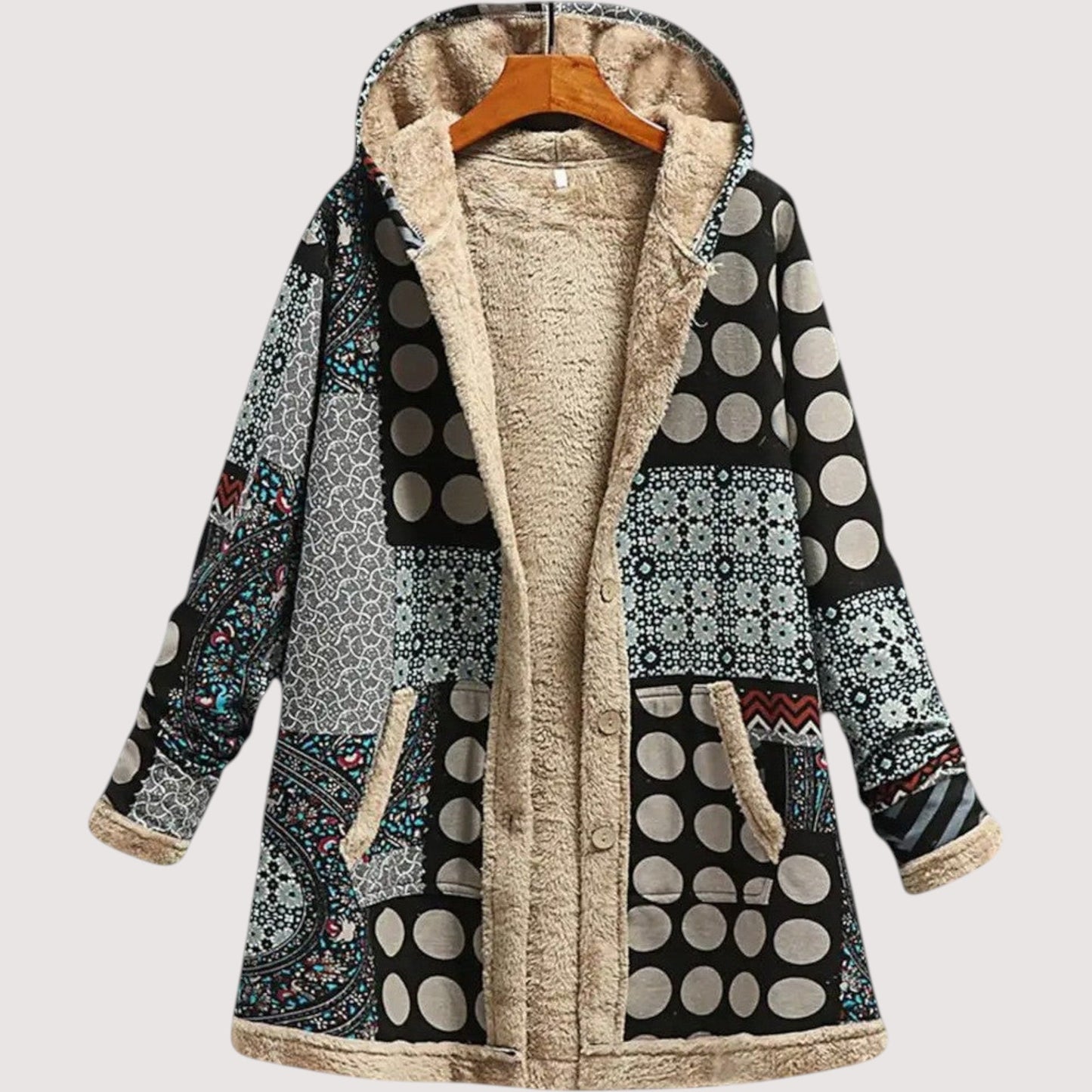 Vera | Philippa - Warme Jacke mit Fleecefutter