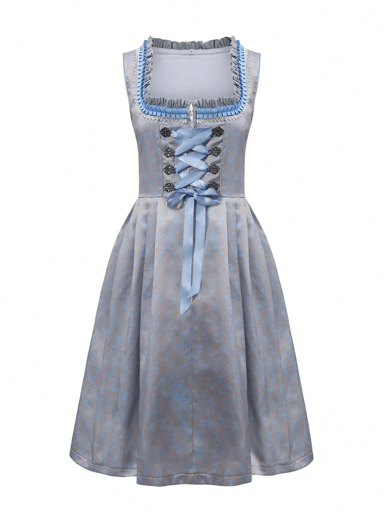 Sets für das Oktoberfest in traditionellem Stil mit Dirndl
