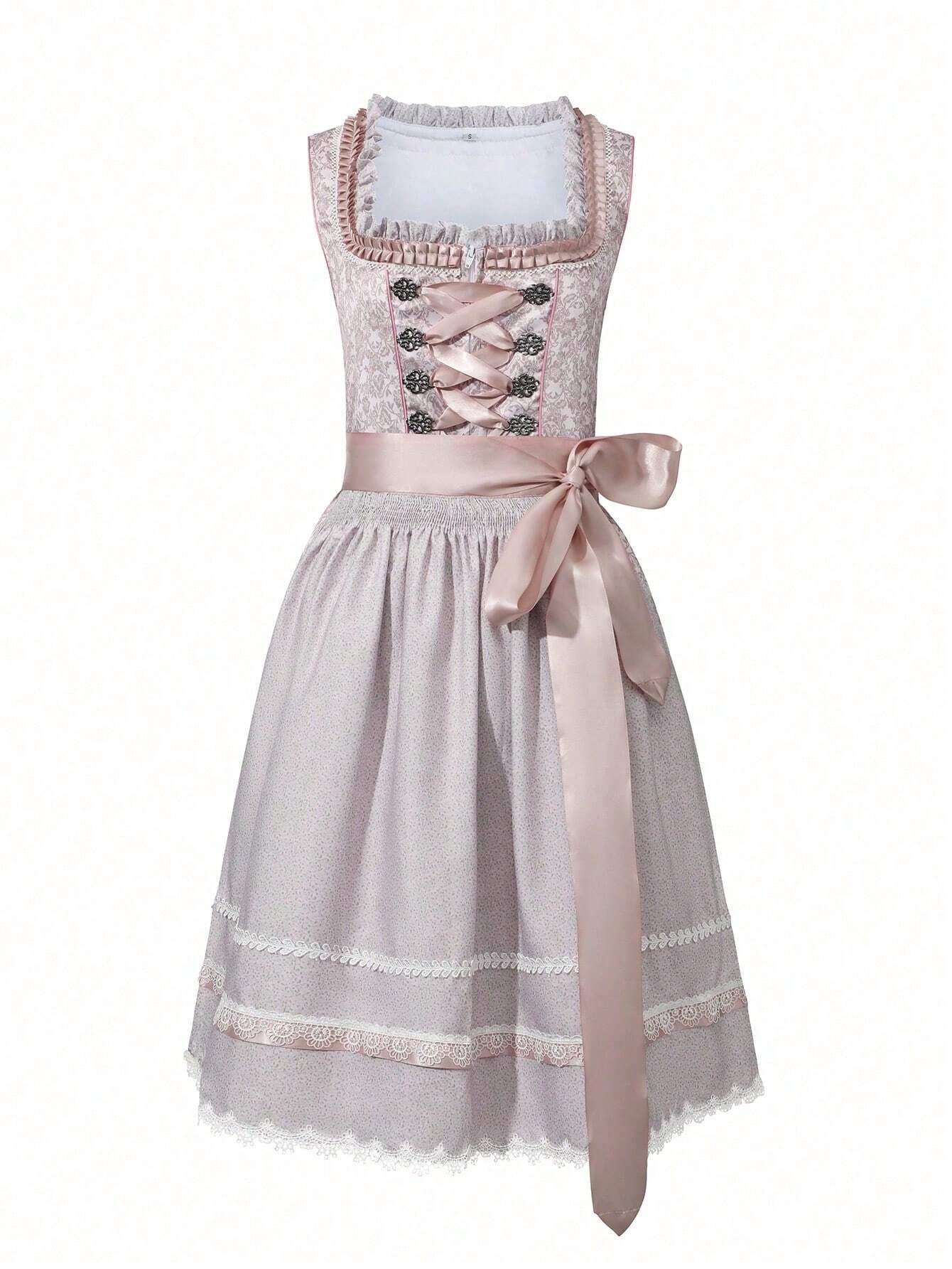 Sets für das Oktoberfest in traditionellem Stil mit Dirndl