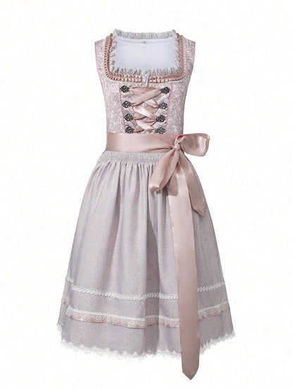 Sets für das Oktoberfest: Traditionelle Dirndl in 2 Teilen
