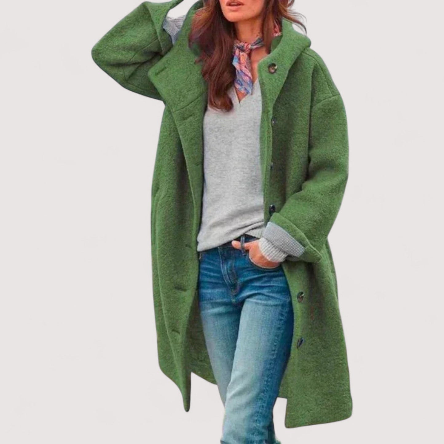 Vera | Lorena - Stilvolle lange Winterjacke