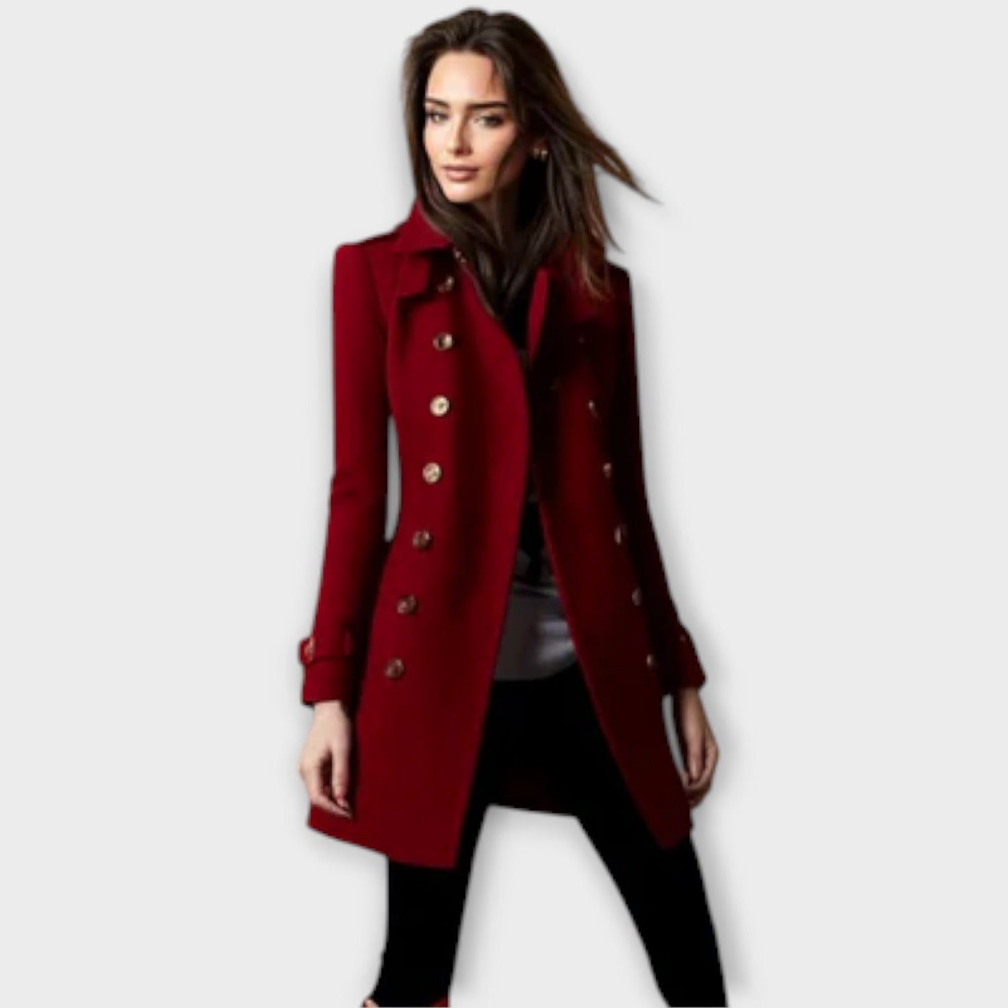 Vera | Aurora - Doppelreihiger Trenchcoat