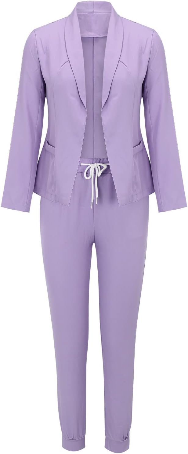 Sets Damen Blazer Hose Kombination für Büro und Freizeit