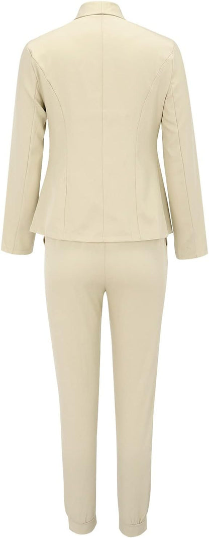 Sets Damen Blazer Hose Kombination für Büro und Freizeit