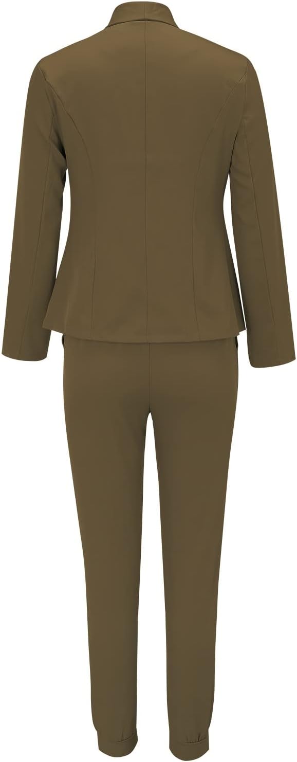 Sets Damen Blazer Hose Kombination für Büro und Freizeit