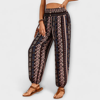 Vera | Scarlett - Hose mit ethnischer Grafik