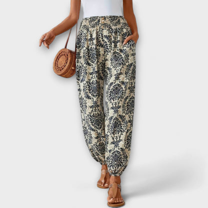 Vera | Scarlett - Hose mit ethnischer Grafik