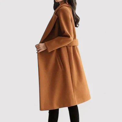 Vera | Clara - Wollmantel mit Gürtel
