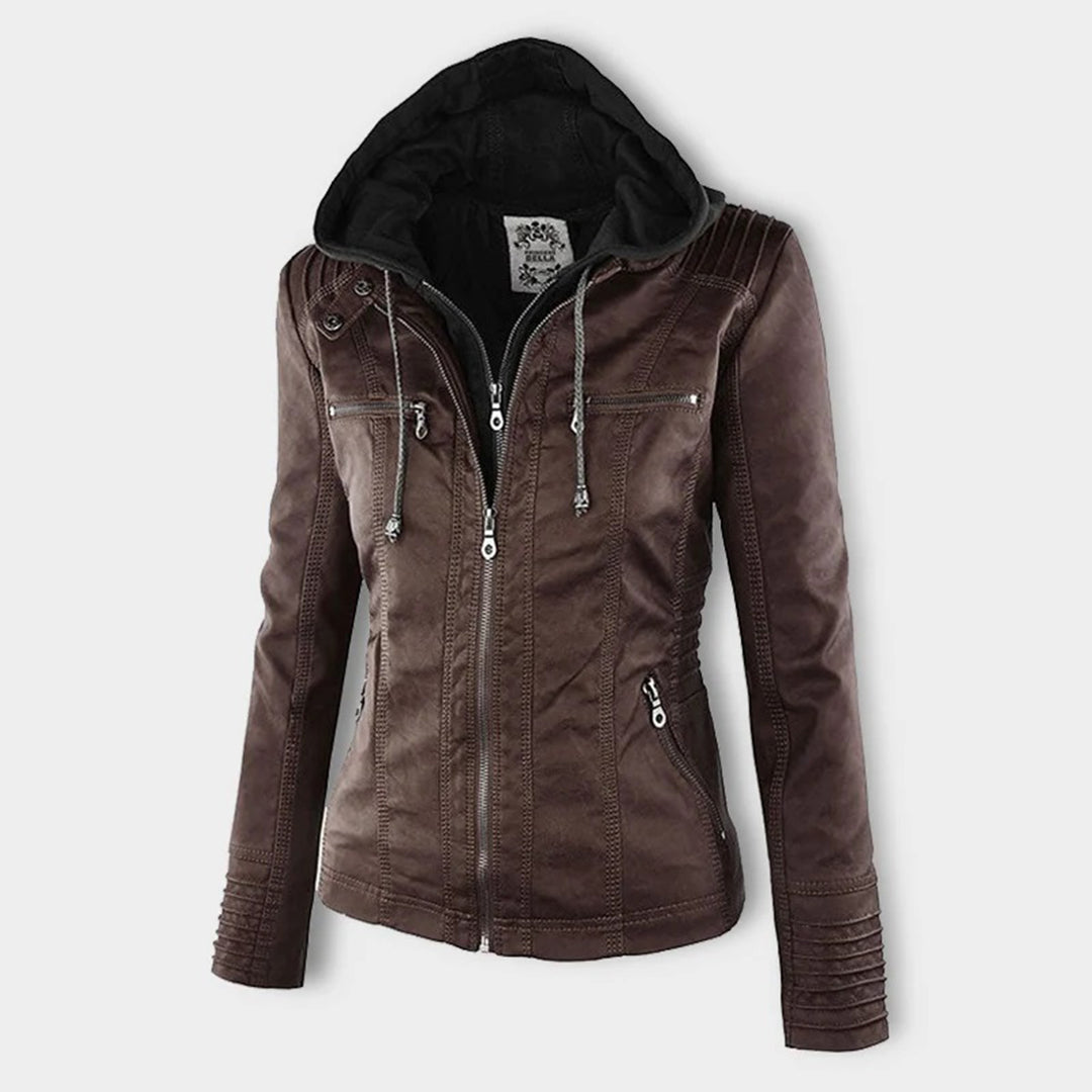Vera | Wätterfescht Damenjacke mit Kapuze