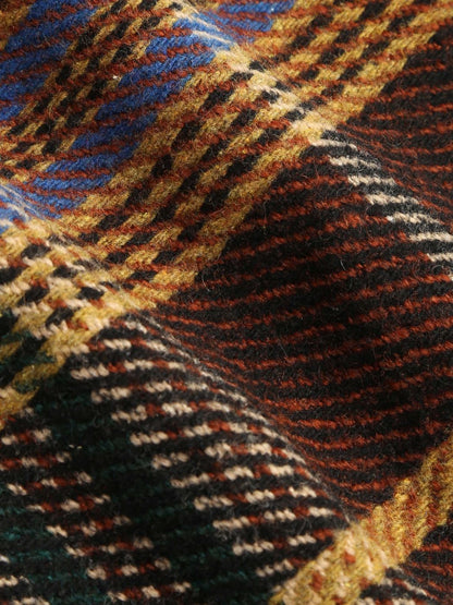 Overall mit Tweed-Karomuster und weitem Schnitt für elegante Frauen