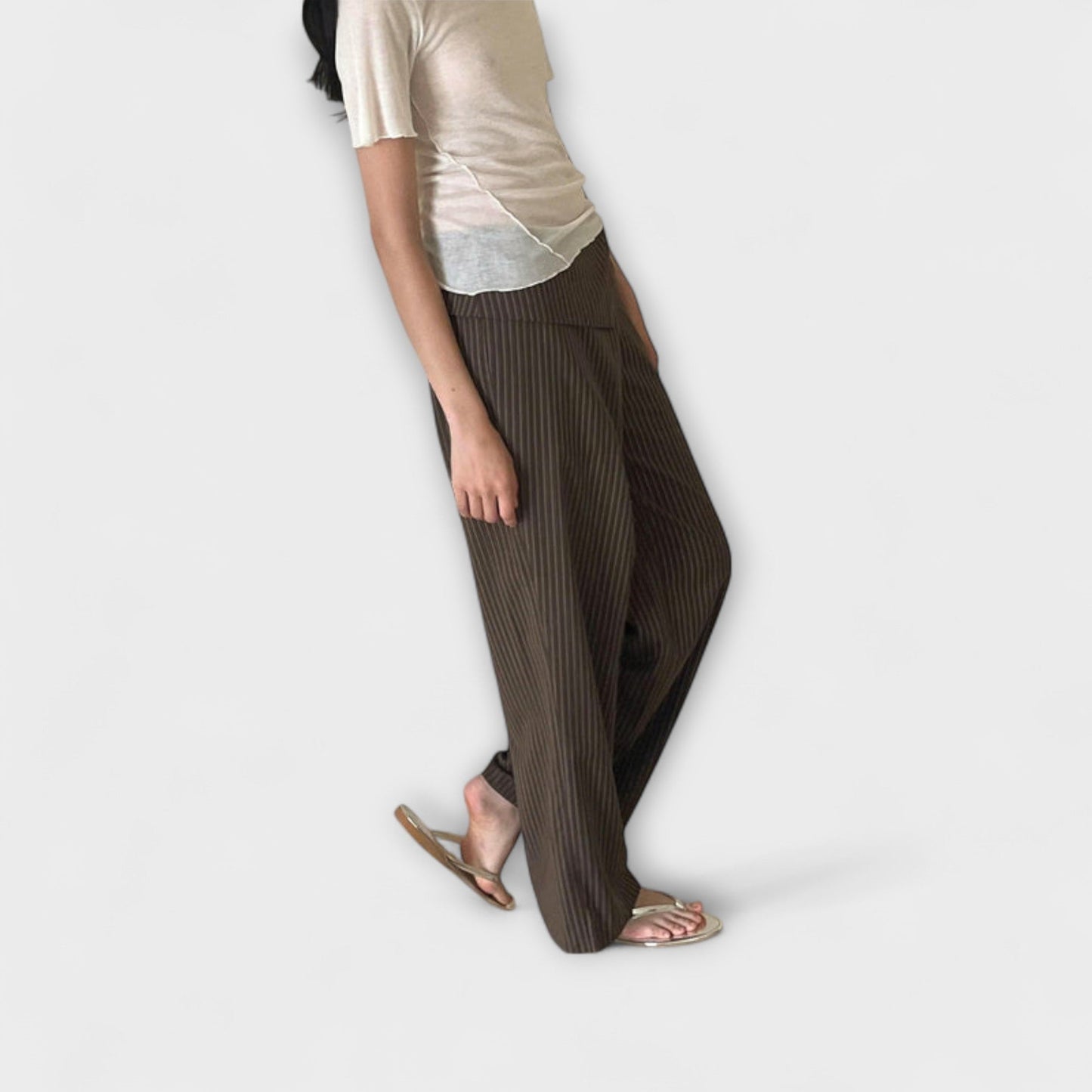 Vera | Julia - Faltbare Gestreifte Hose