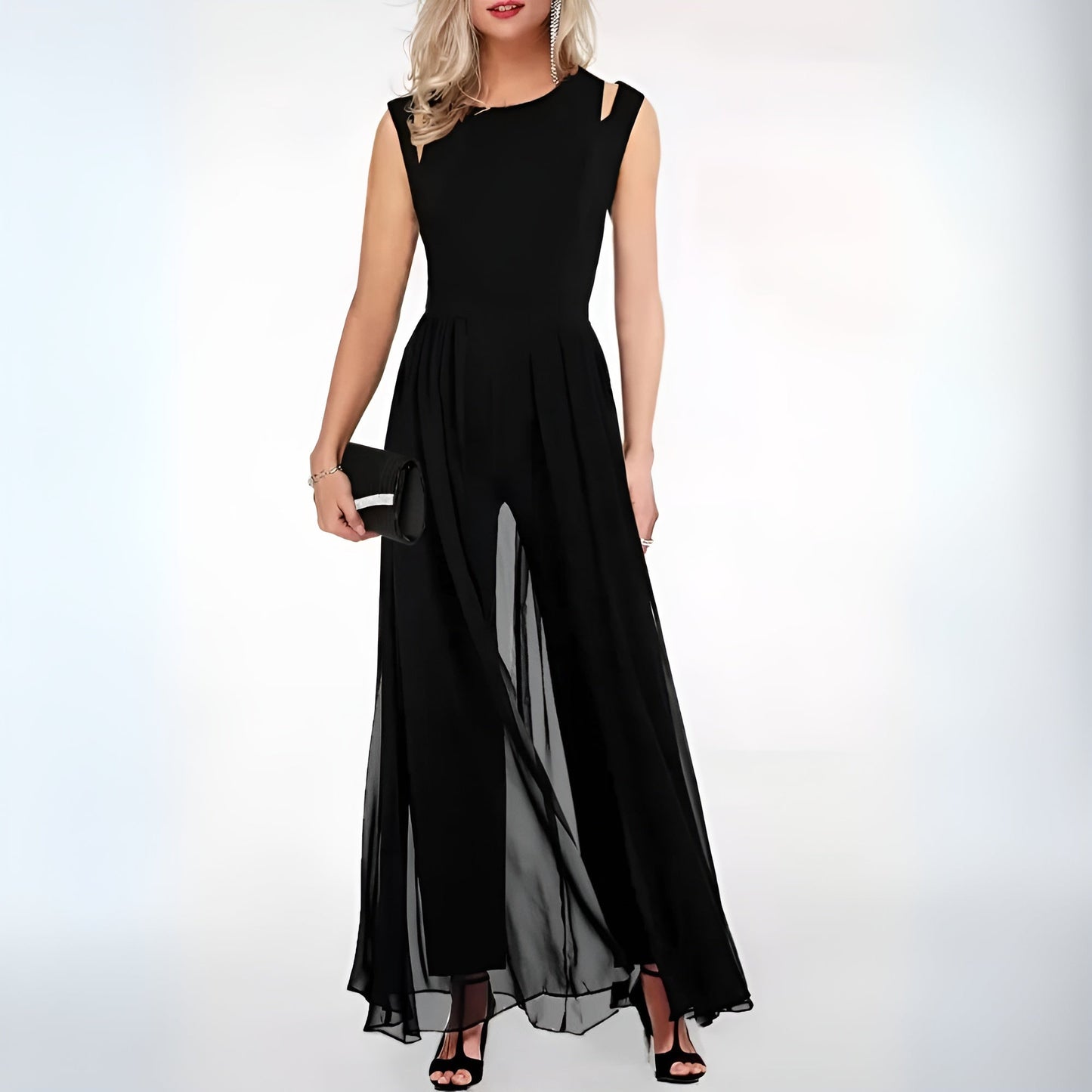 Ärmelloser Jumpsuit für Damen in stylischem Design