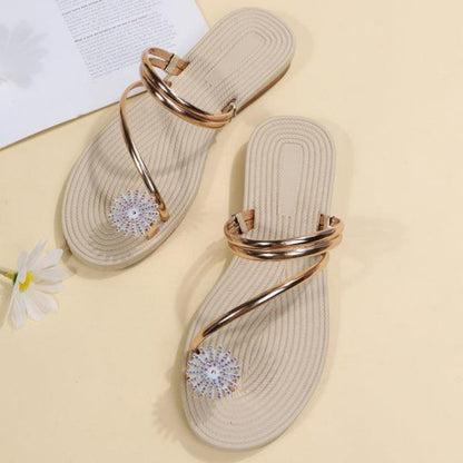 Winter Sandalen mit Schneeflockenmuster – Stil & Komfort
