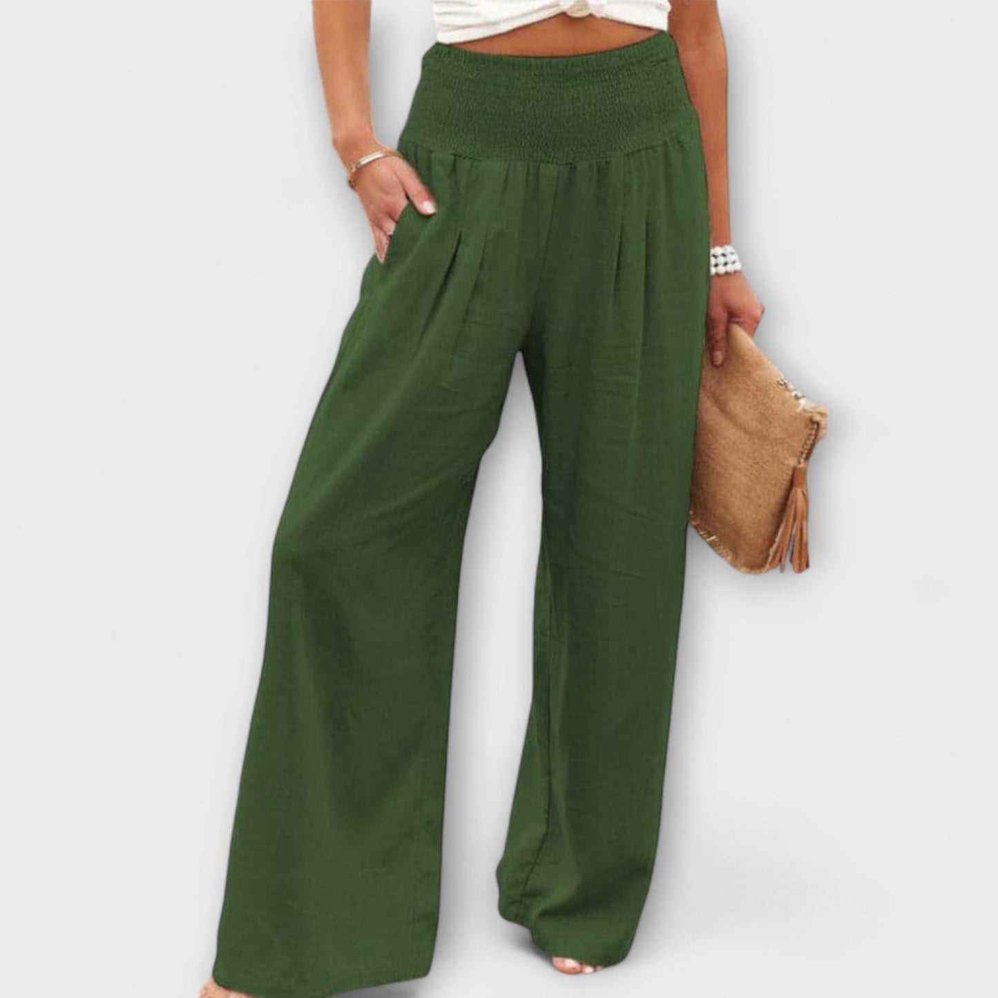 Vera | Thearya - Auroraässige weite Leinenhose