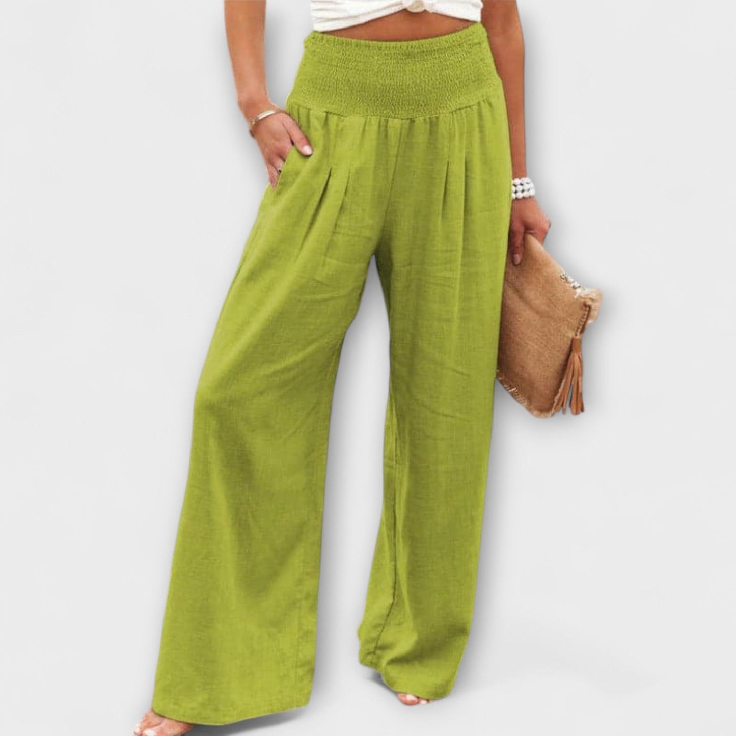Vera | Thearya - Auroraässige weite Leinenhose
