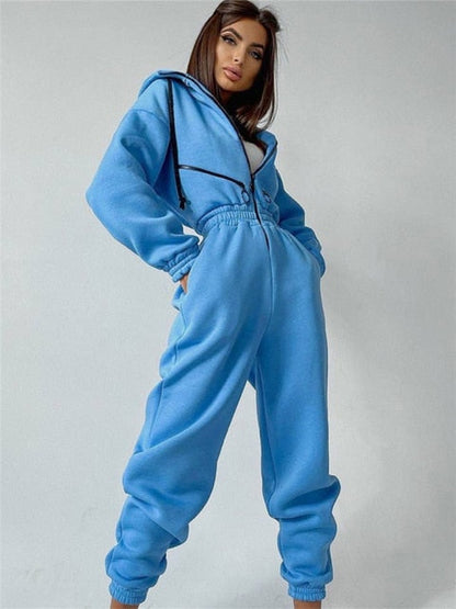 Gemütlicher Frauen Jumpsuit für Winter – Eleganz & Komfort