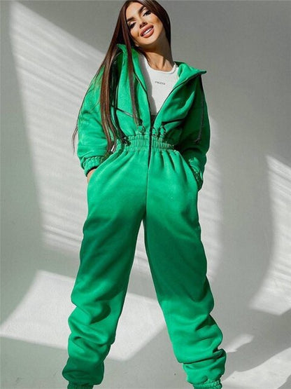 Gemütlicher Frauen Jumpsuit für Winter – Eleganz & Komfort
