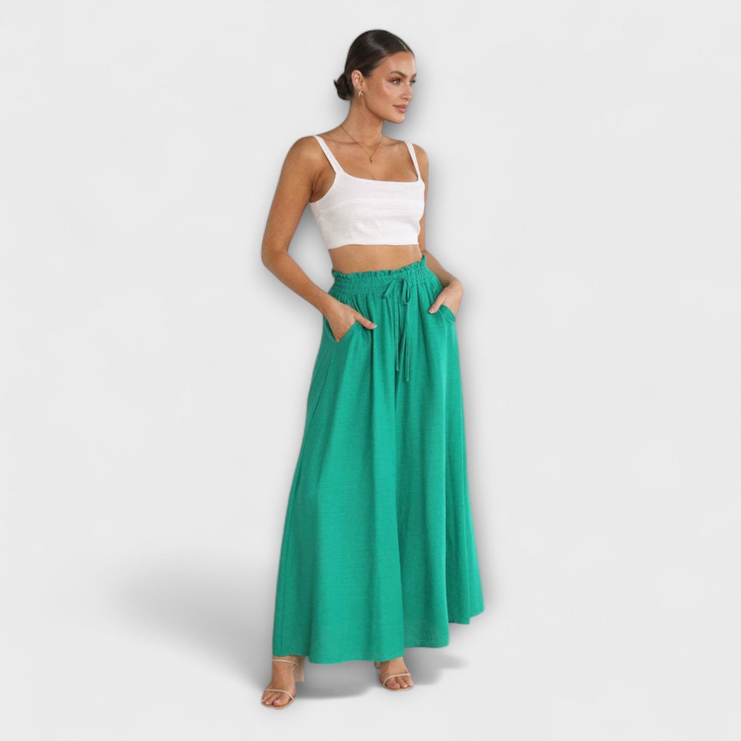 Vera | Oralith - Bequeme Bundfaltenhose