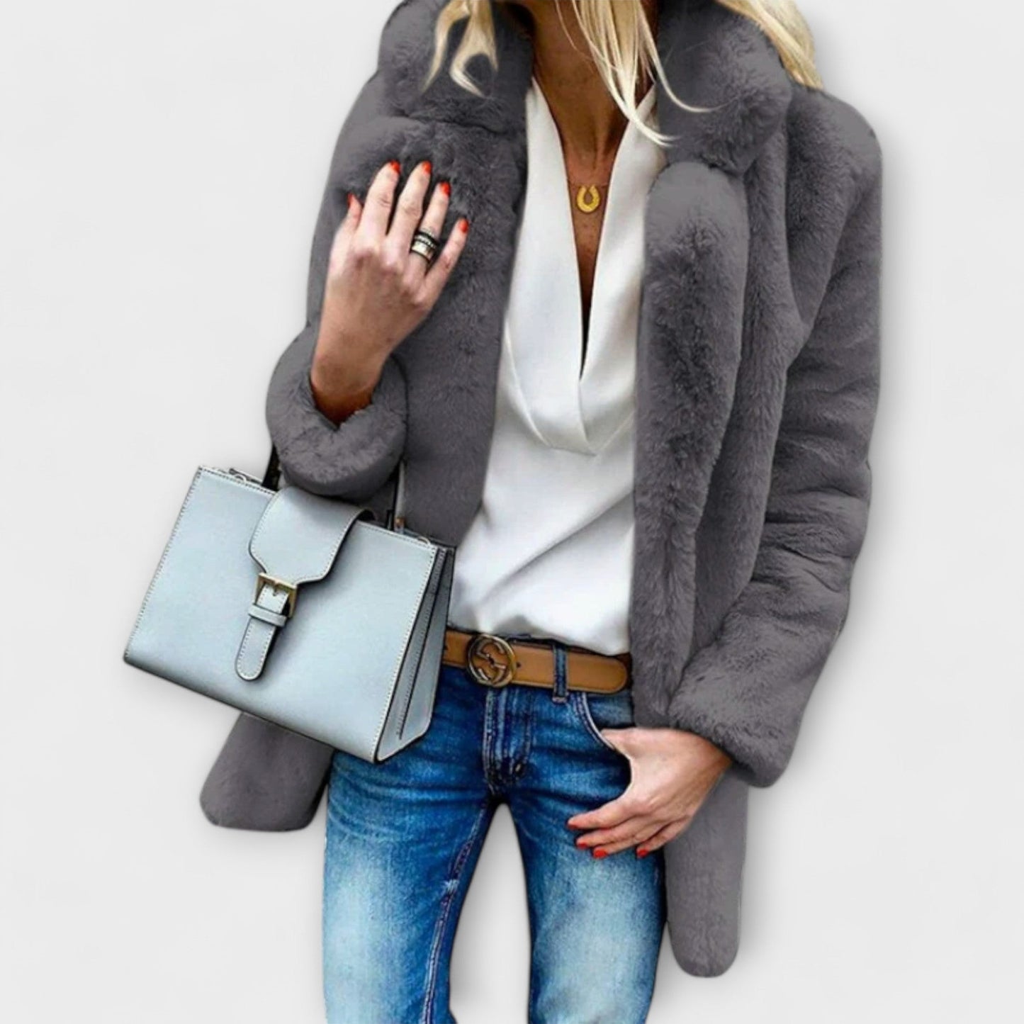 Vera | Aurora – Warme und Flauschige Winterjacke