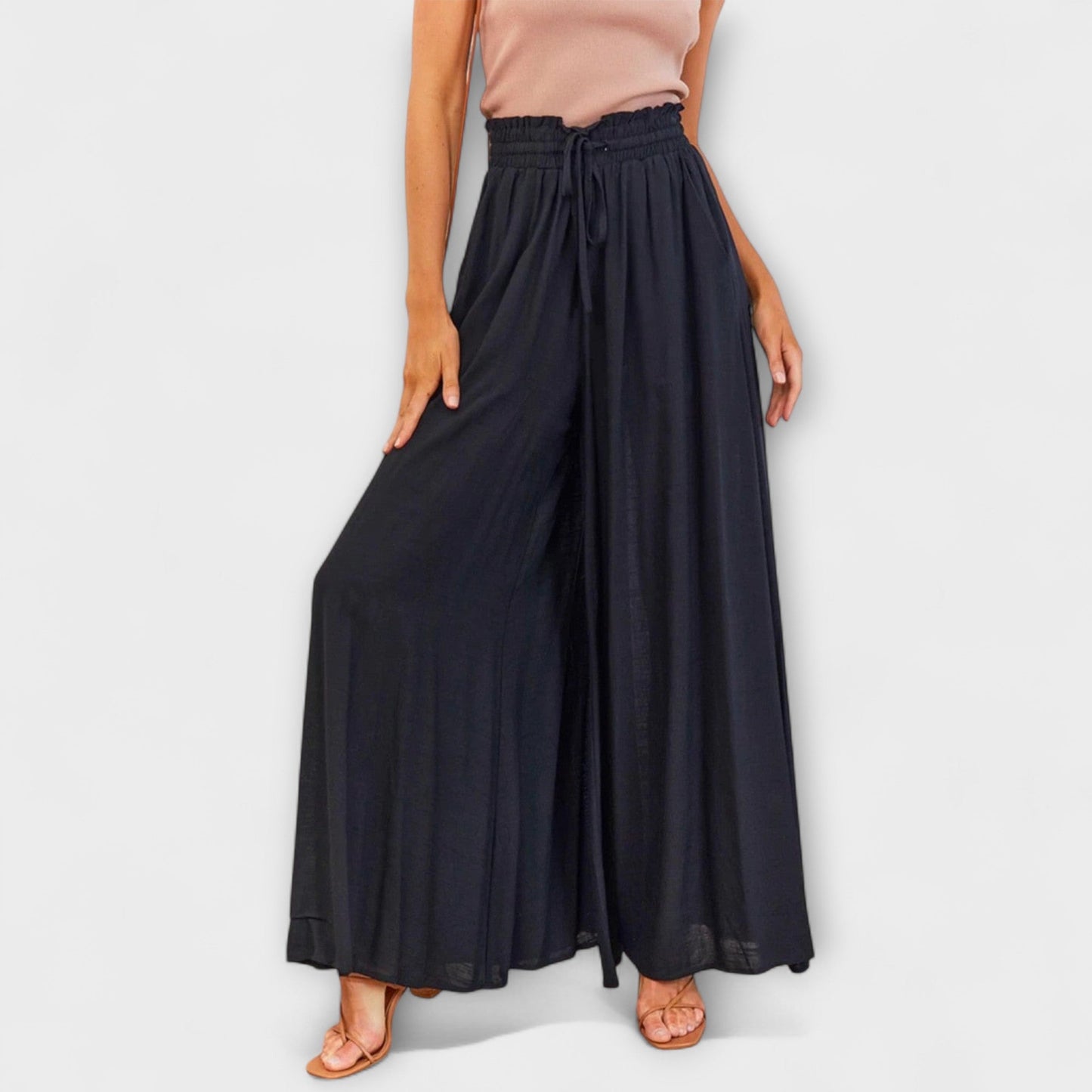 Vera | Oralith - Bequeme Bundfaltenhose