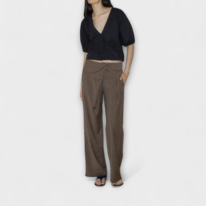 Vera | Julia - Faltbare Gestreifte Hose