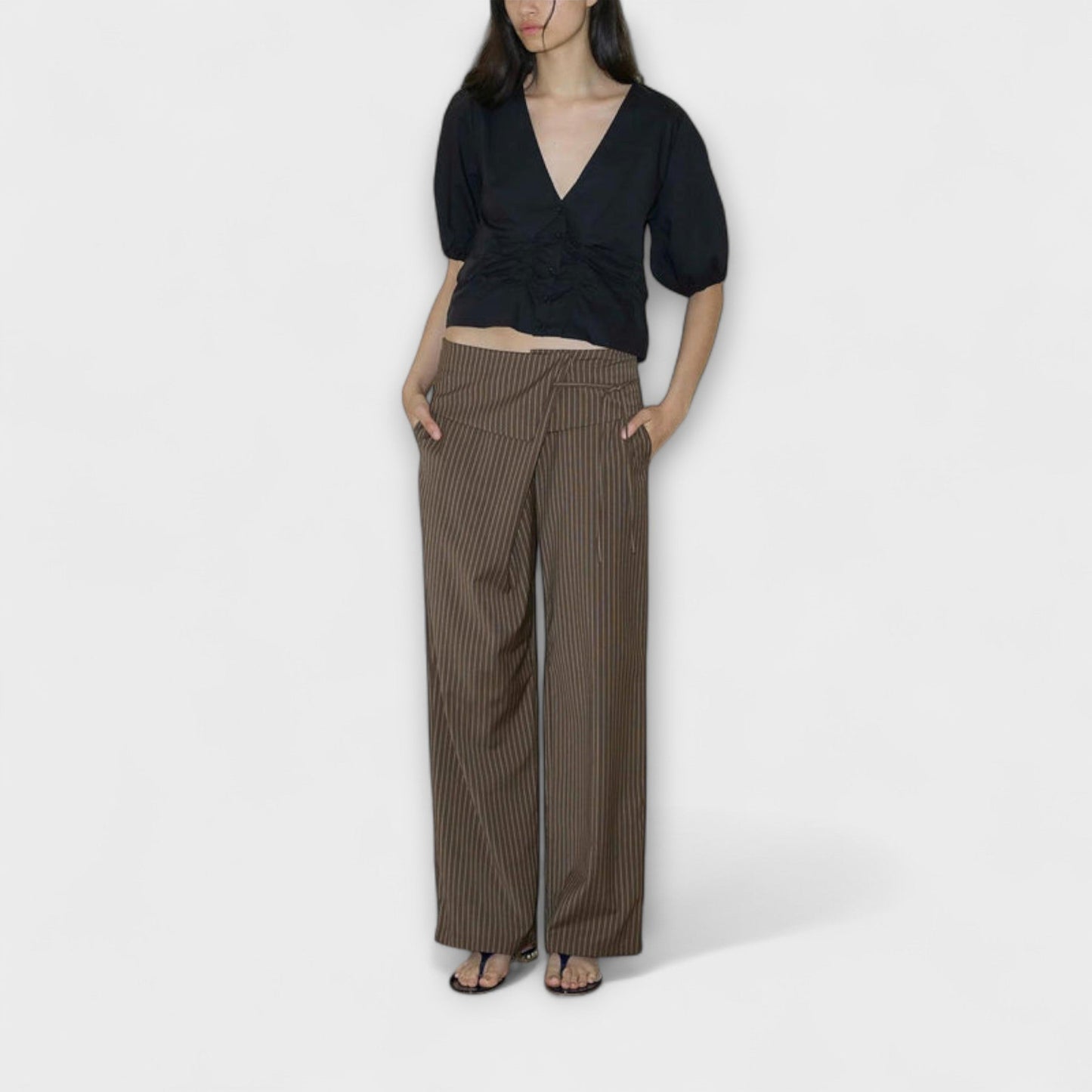 Vera | Julia - Faltbare Gestreifte Hose