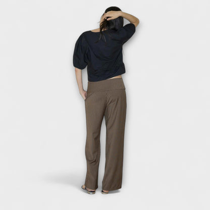 Vera | Julia - Faltbare Gestreifte Hose