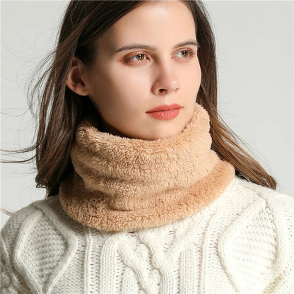 Kuscheliger Infinity-Plüschschal für Frauen – Winterwärme pur
