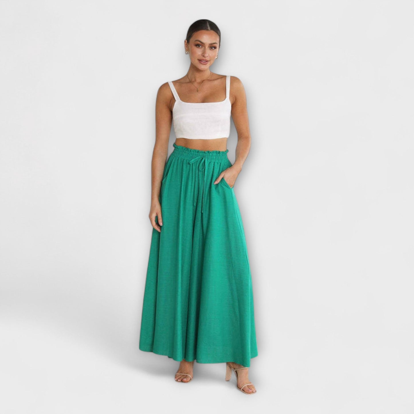 Vera | Oralith - Bequeme Bundfaltenhose