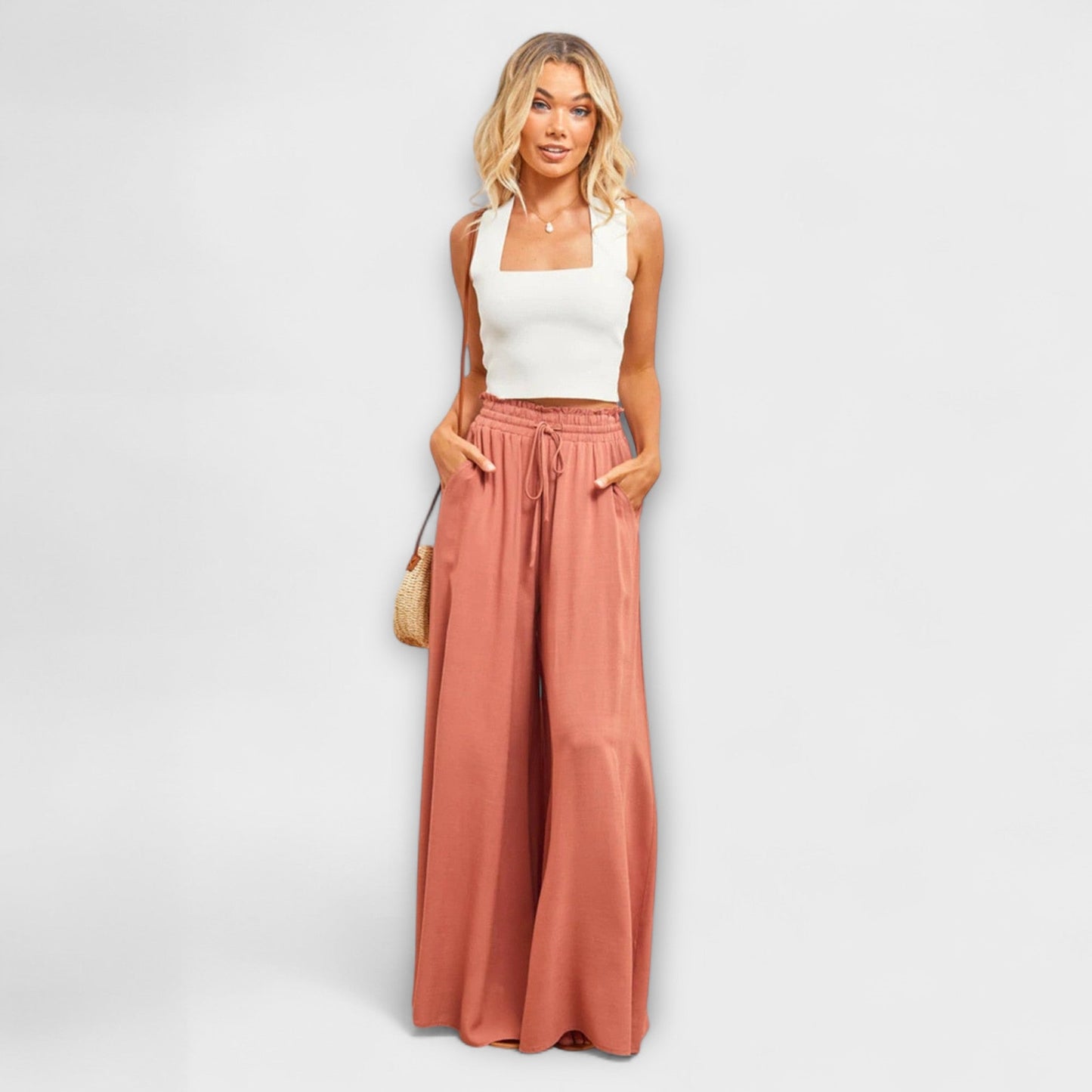 Vera | Oralith - Bequeme Bundfaltenhose