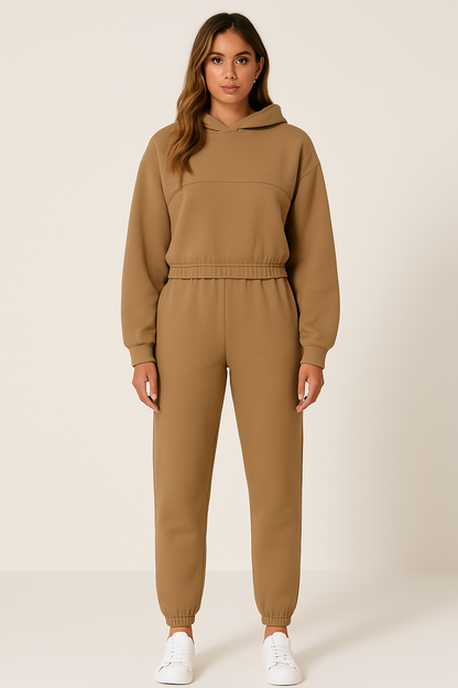 Sets für Damen mit Hoodie und Jogginghose mit Handgelenkspassform