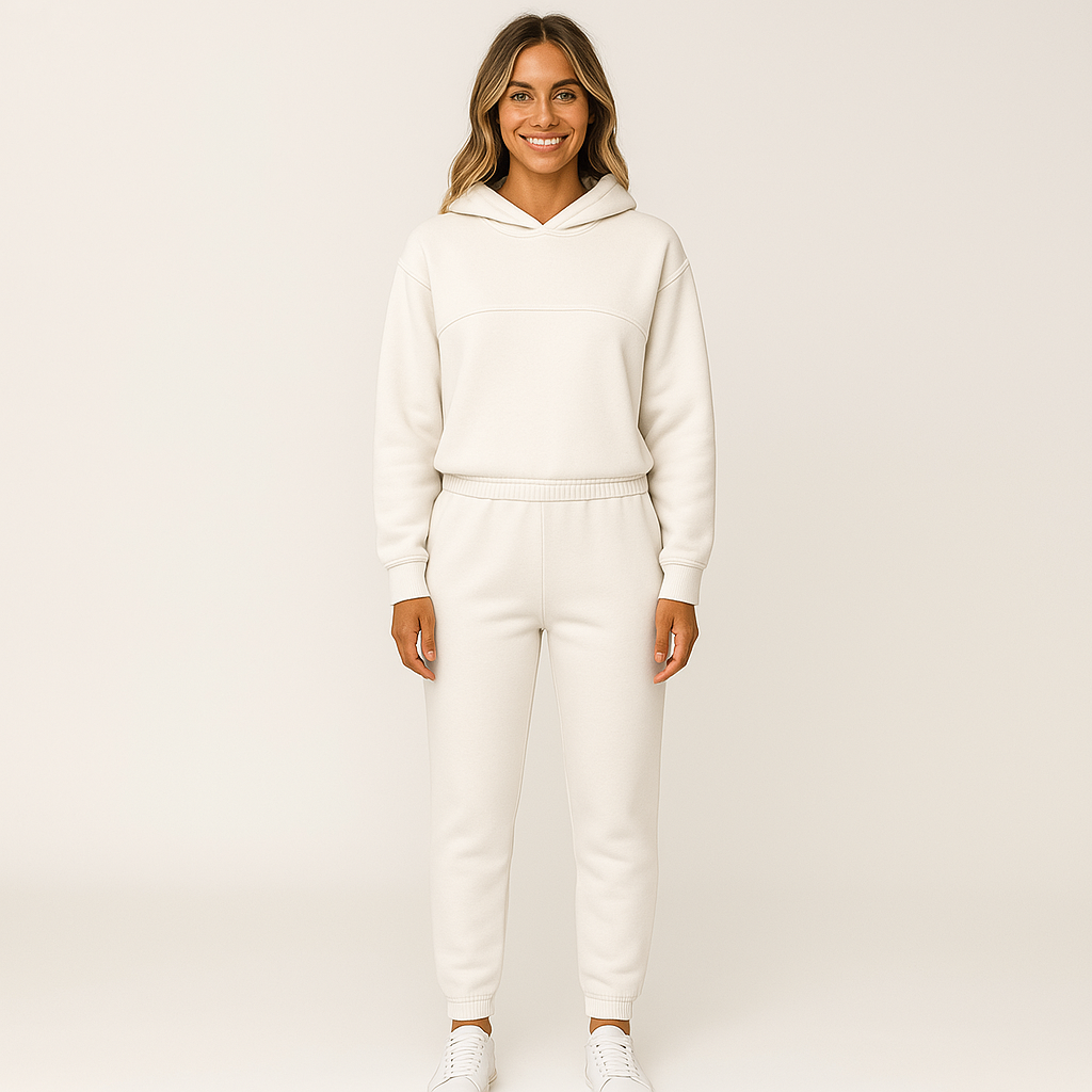 Sets für Damen mit Hoodie und Jogginghose mit Handgelenkspassform