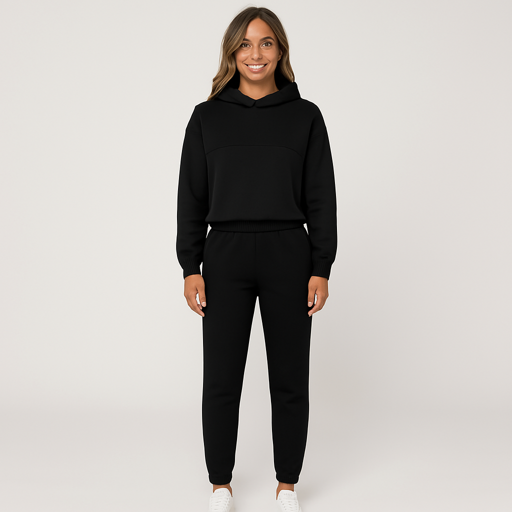 Sets für Damen mit Hoodie und Jogginghose mit Handgelenkspassform