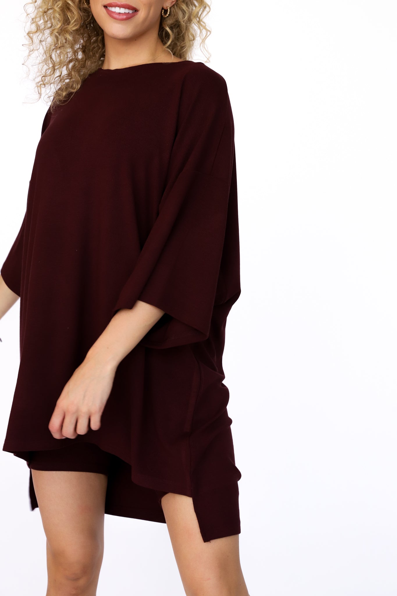 Hemd Tunika für Damen in Beige bequem und flexibel tragbar