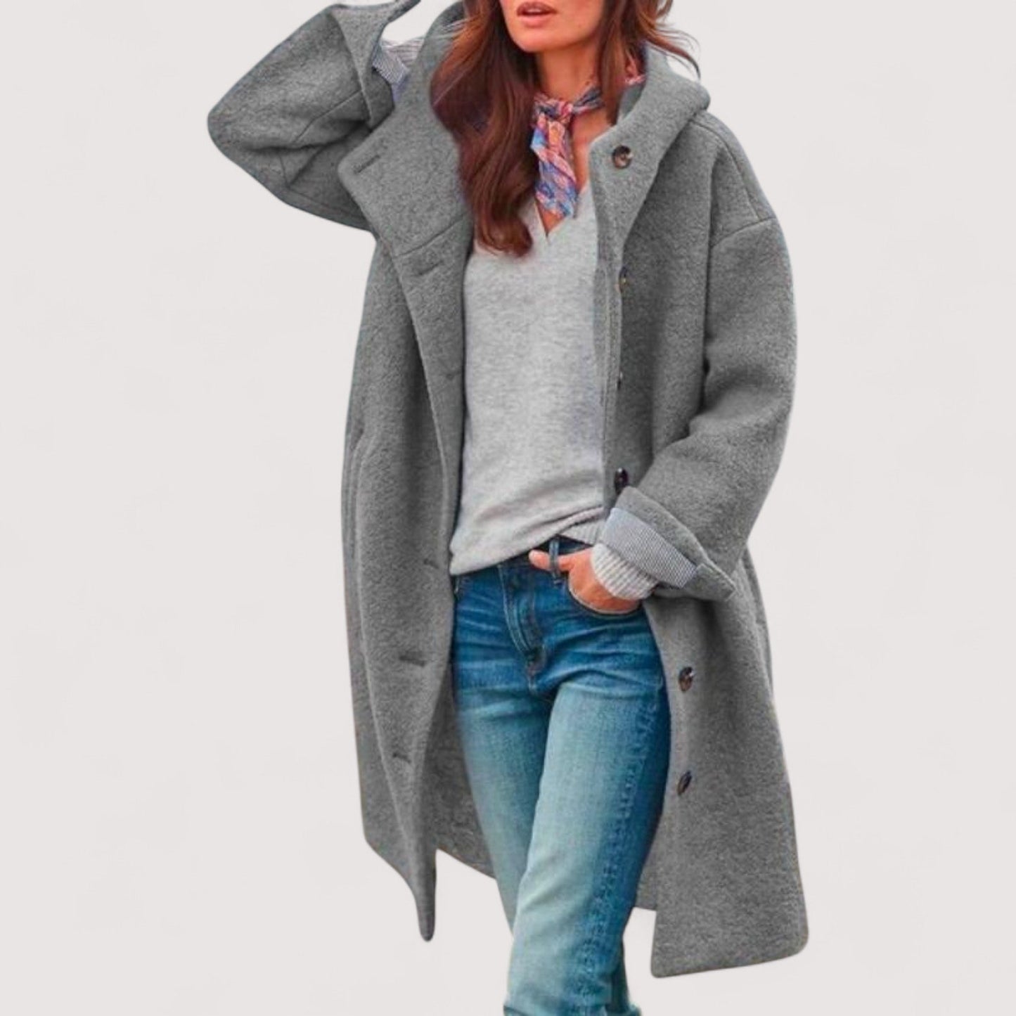 Vera | Lorena - Stilvolle lange Winterjacke