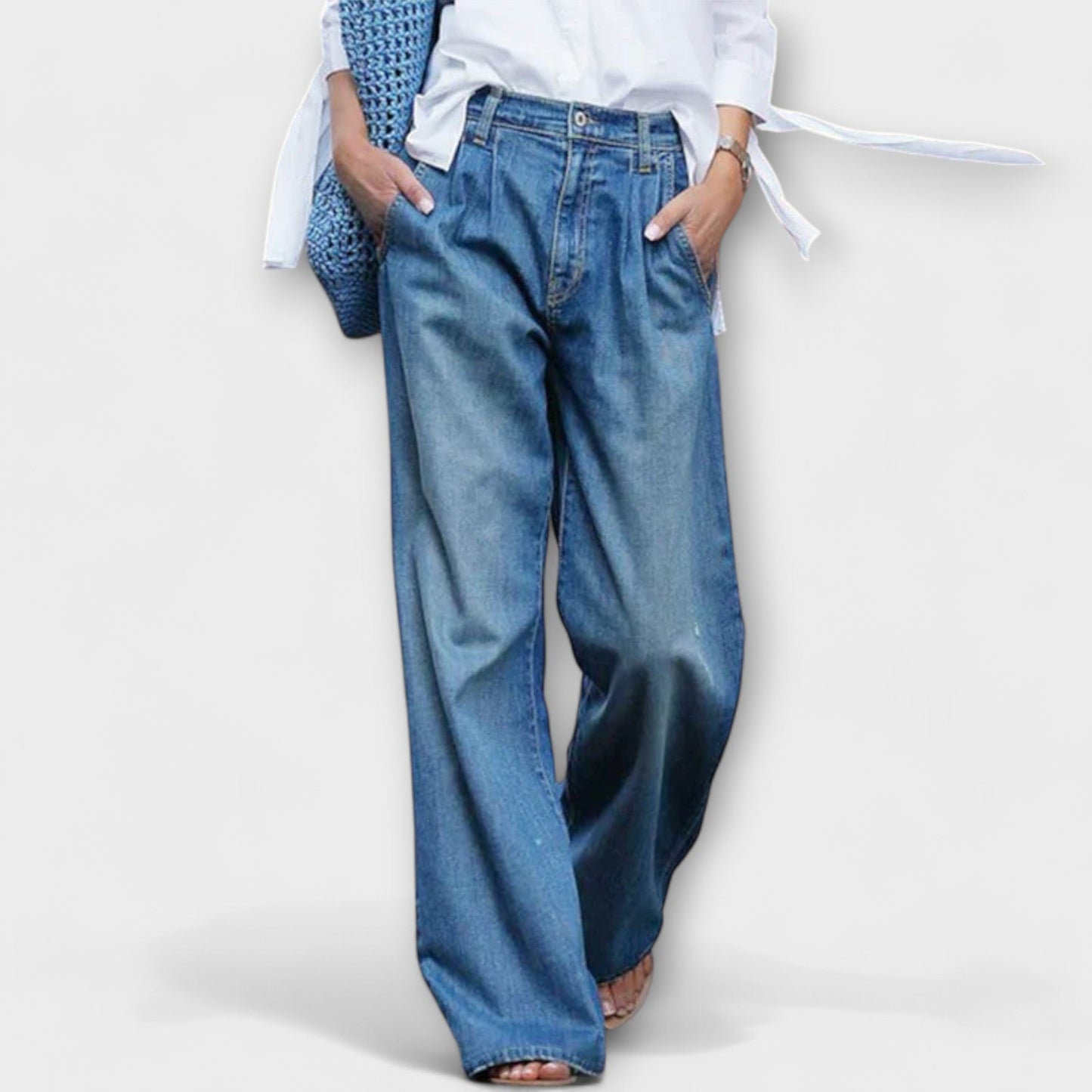 Vera | Ava - Hochwertige Jeans mit weitem Bein