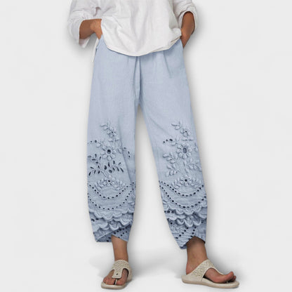 Vera | Chloe – Elegante Print Spitzenhose