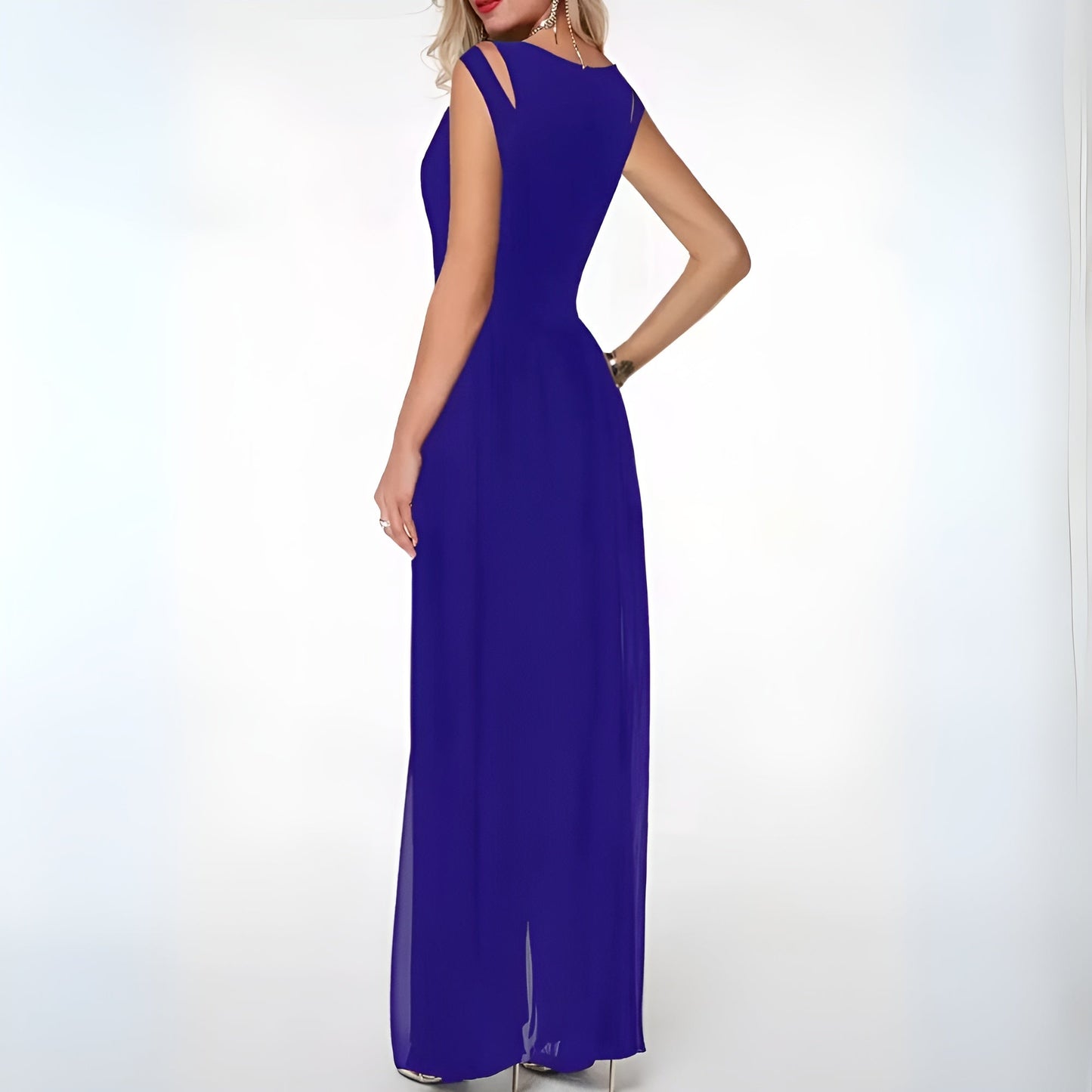 Jumpsuit für Damen mit leichtem und transparentem Rock